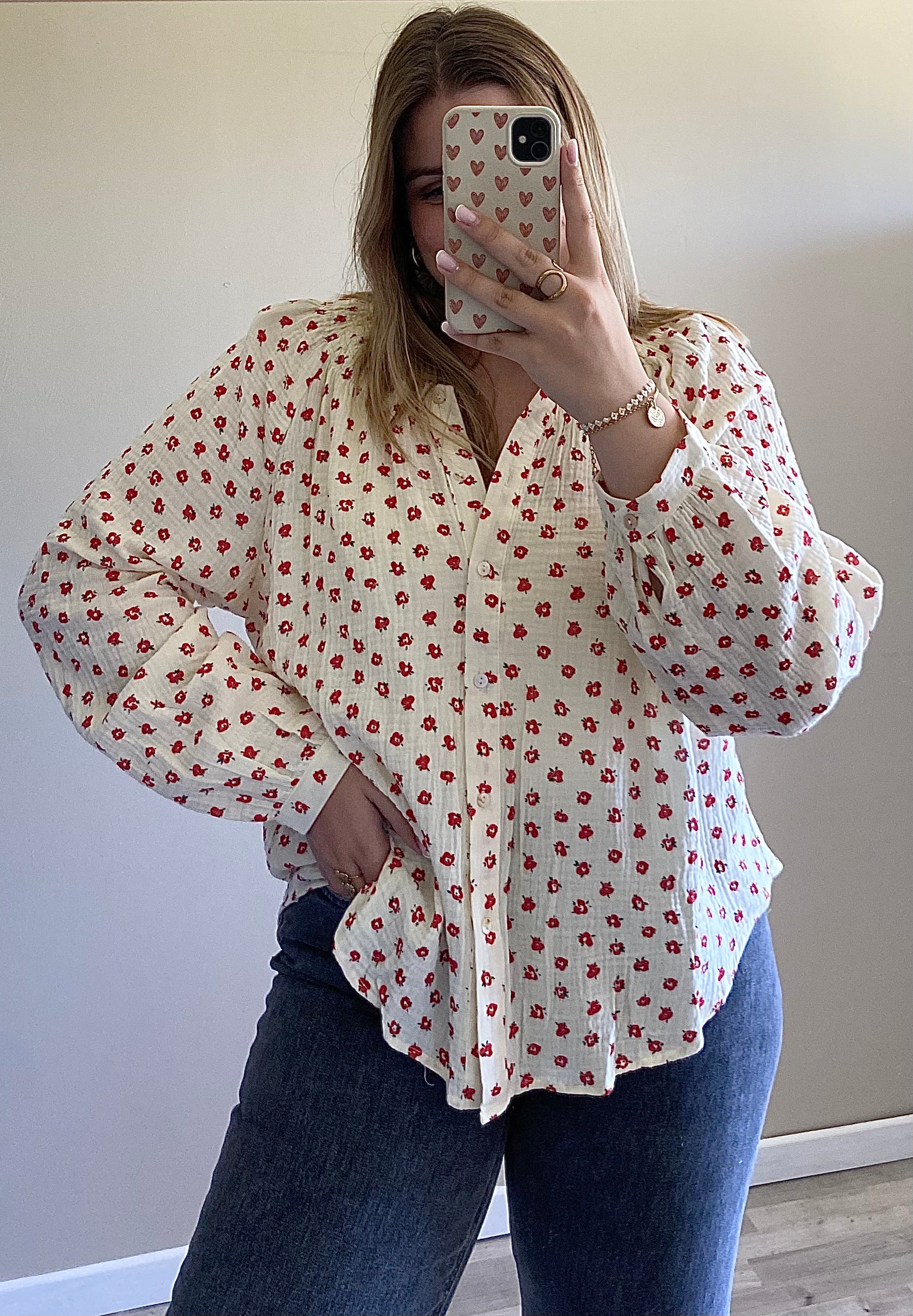 BELLES TAILLES - Chemise COQUELICOT