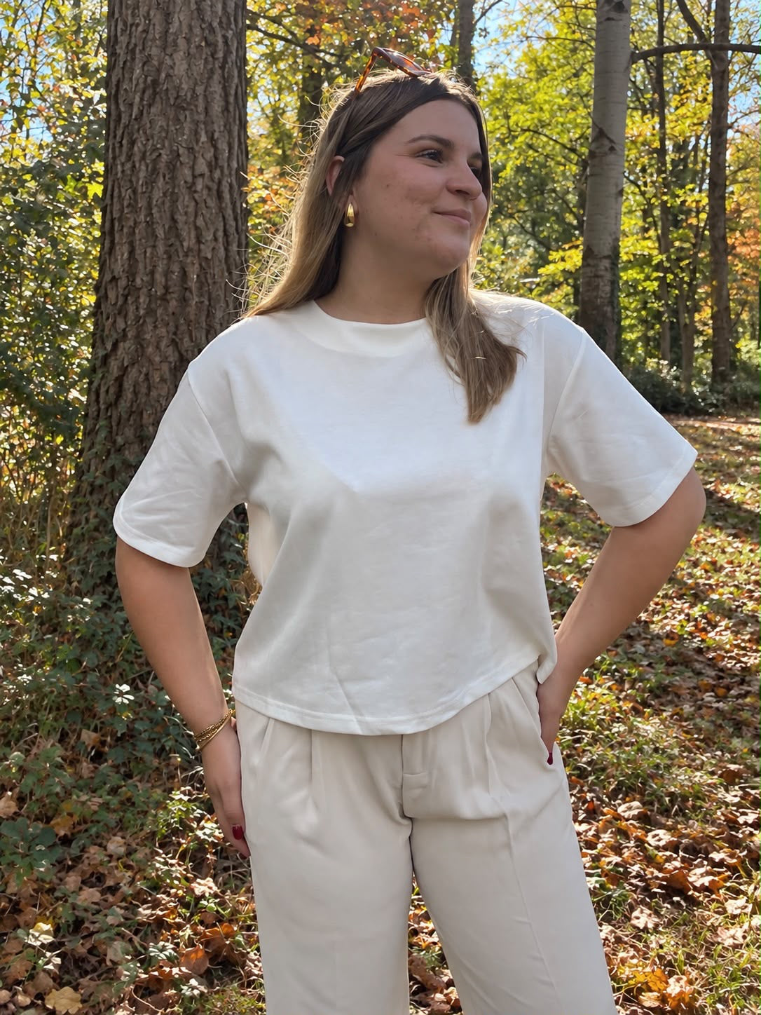 T-SHIRT JUNE BLANC