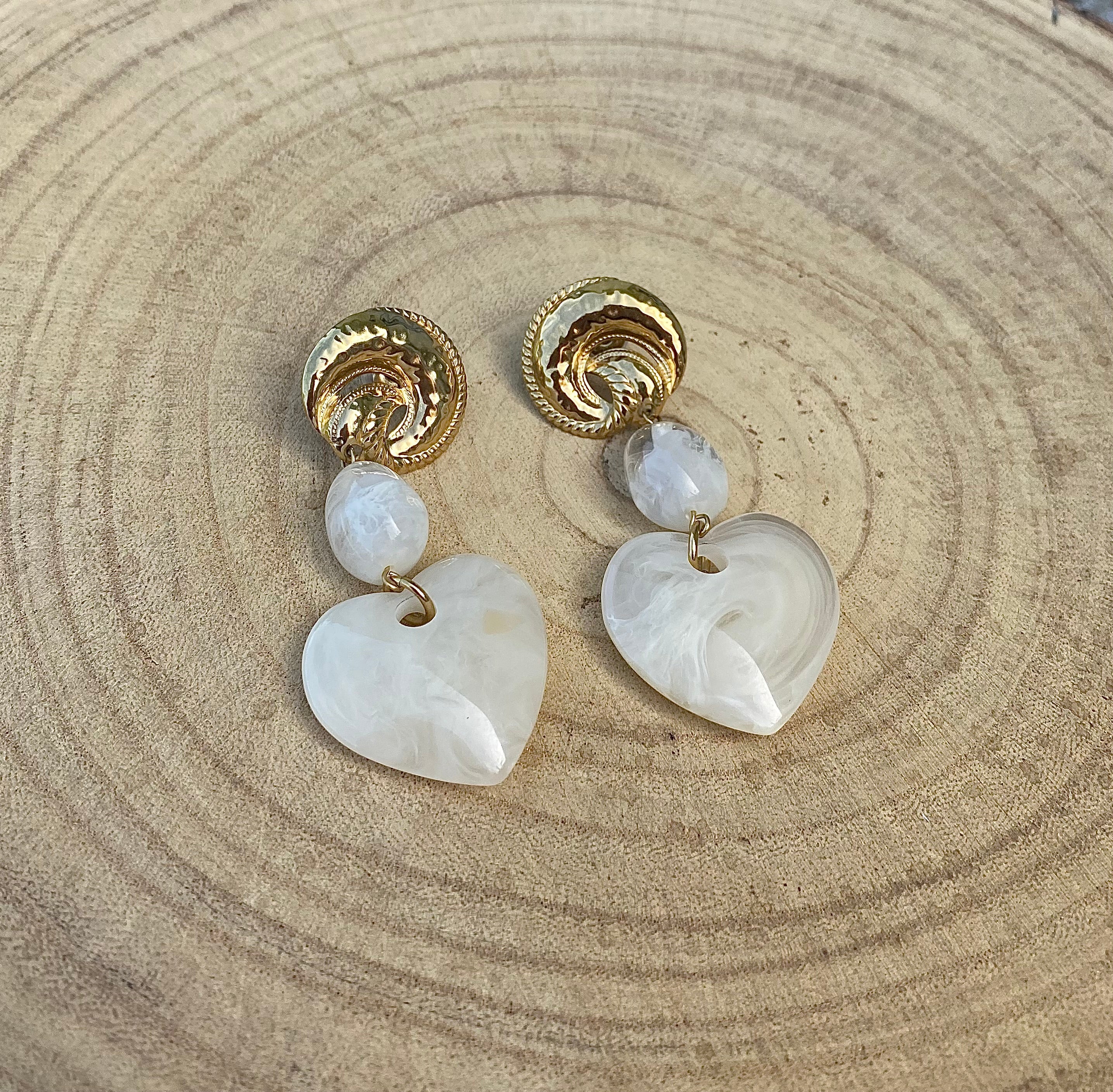 Boucles d'oreilles Coeur
