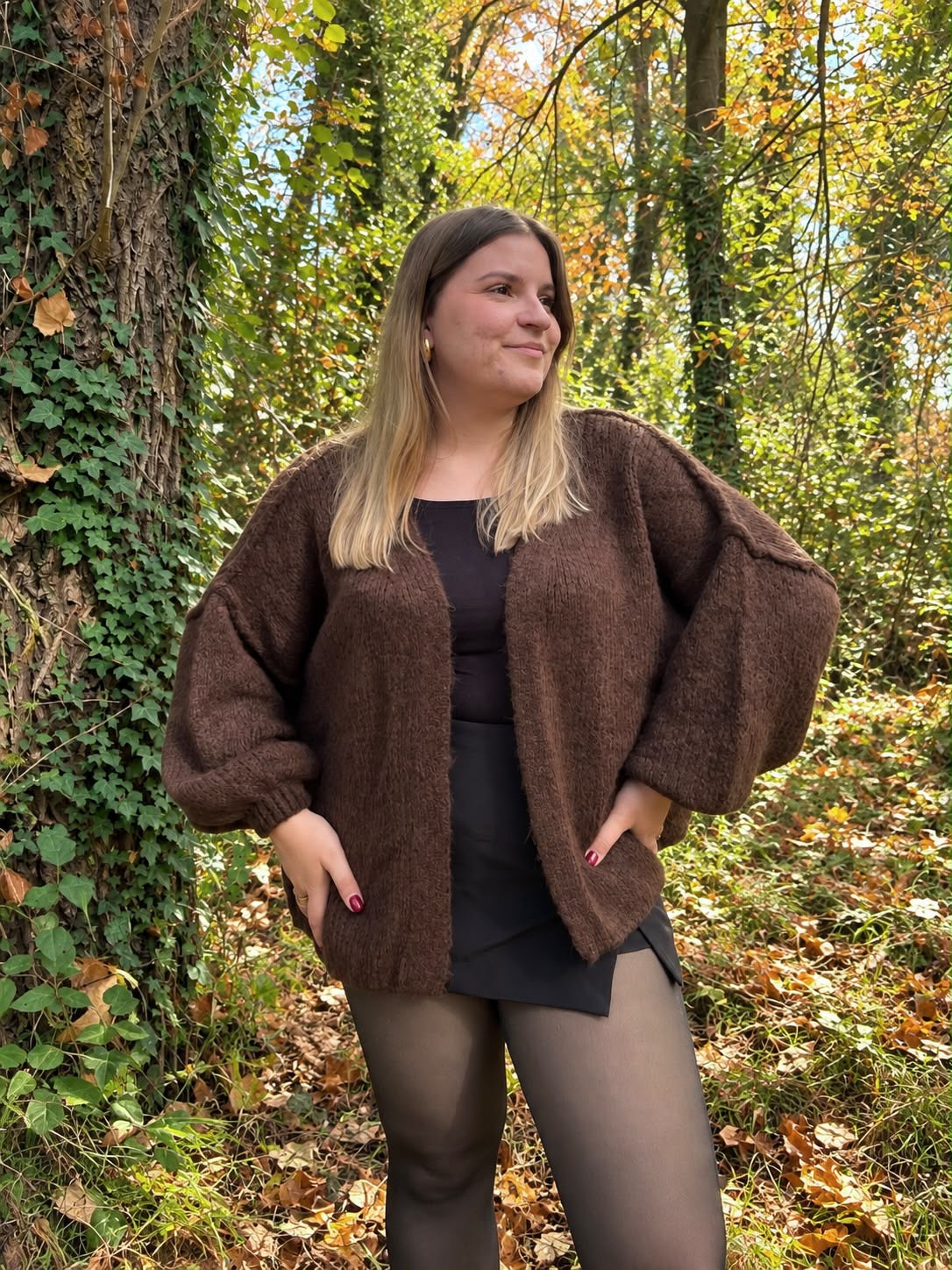 GILET ANAIS CHOCO