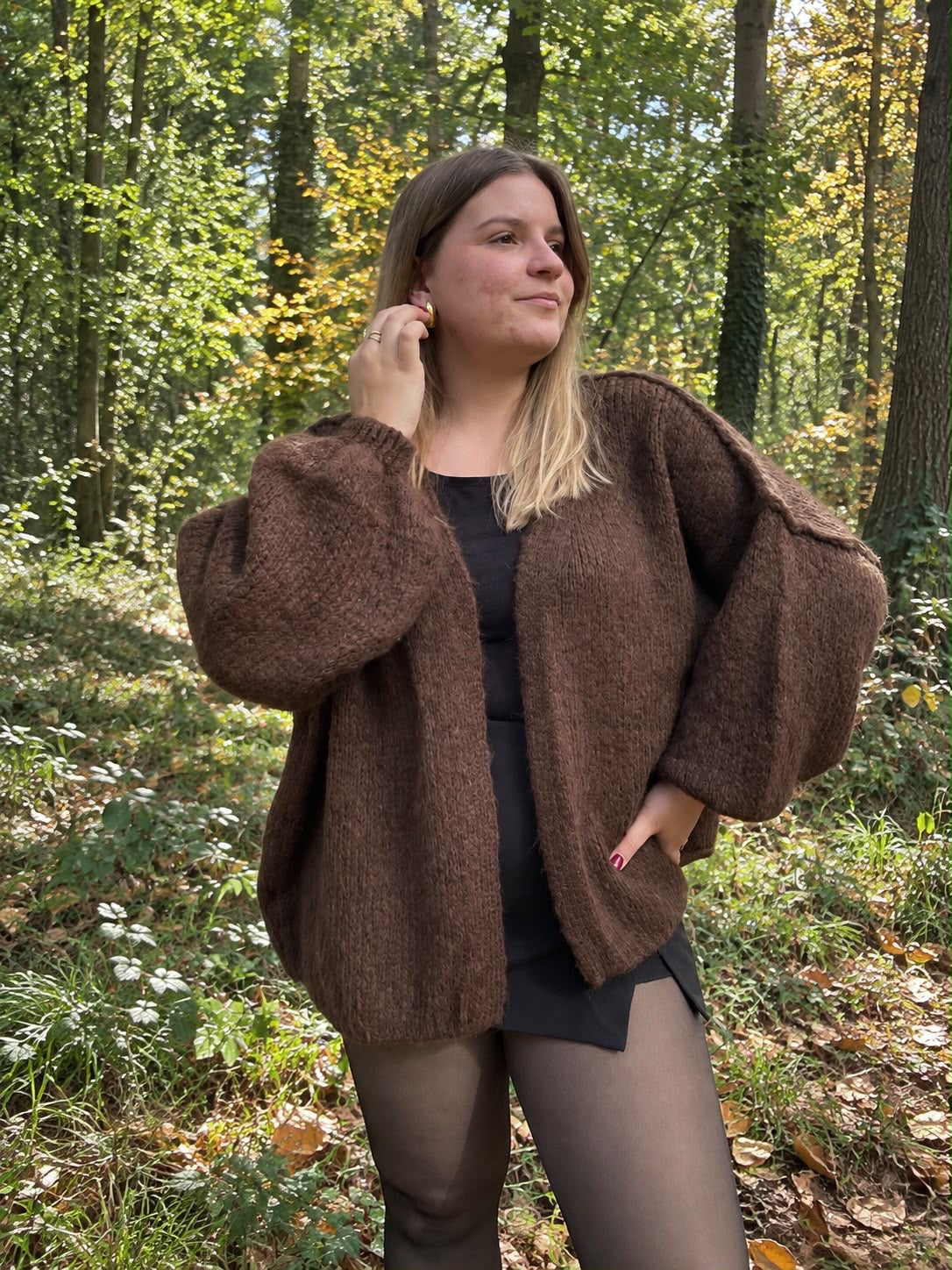 GILET ANAIS CHOCO