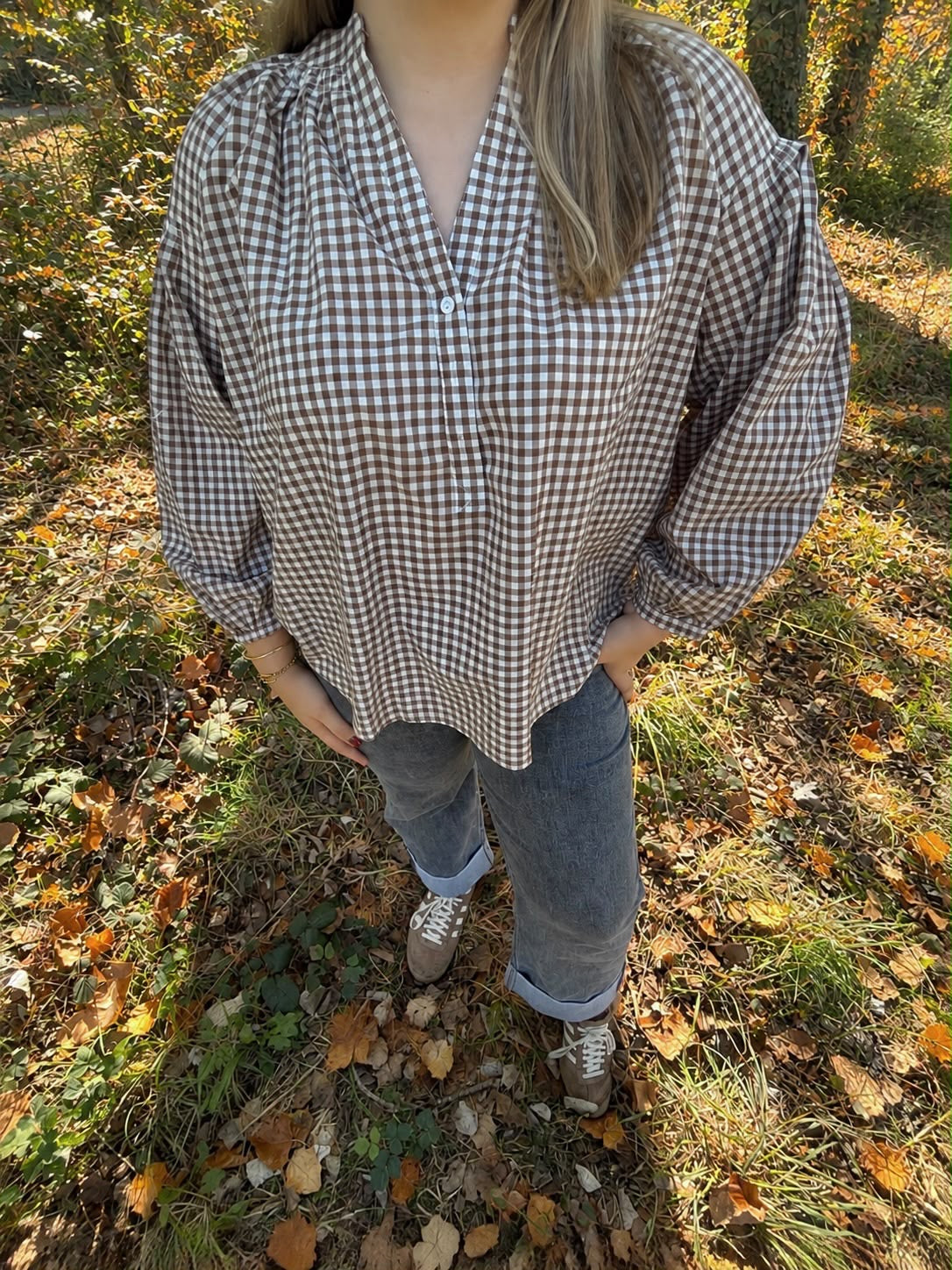 BLOUSE OPHELIE CHOCO