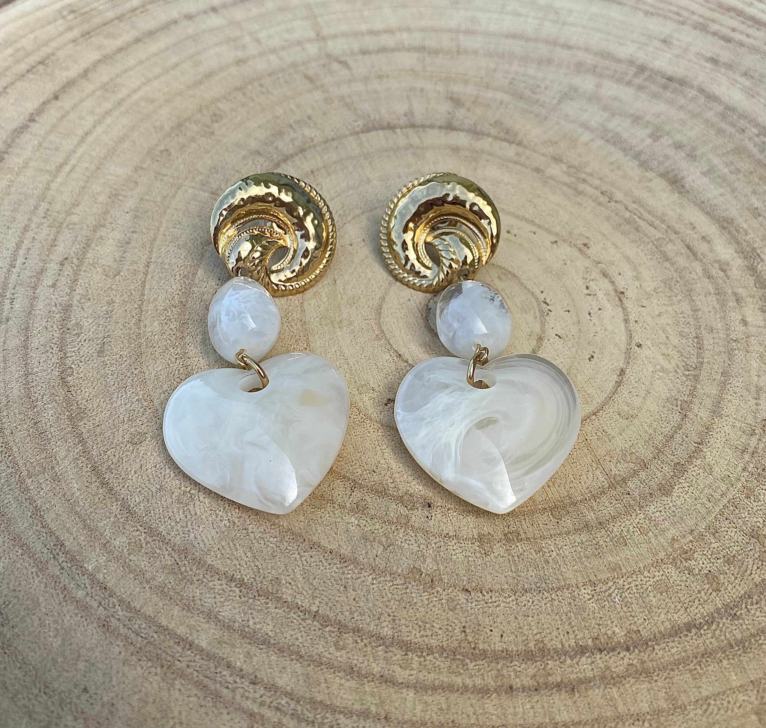 Boucles d'oreilles Coeur