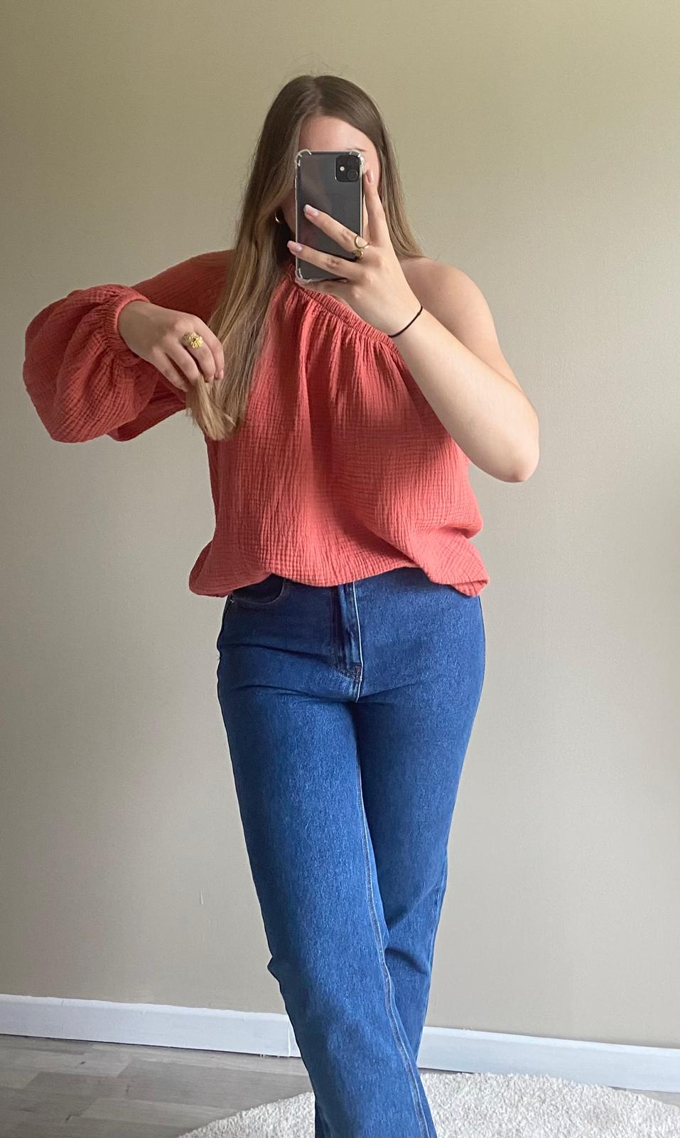 Top terracotta THELMA